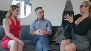 BRAZZERS Exxtra - Nicole Aniston in skirt handjob outdoors