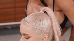 Hot & Mean - Petite Ava Devine fetish yoga at the camping