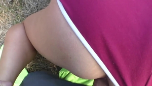 Yummy Couple - Girl crazy plowed hard in the forest