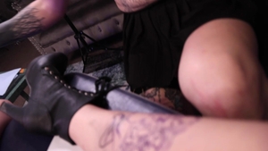 Alt Erotic: Tattooed girl hardcore throat fuck